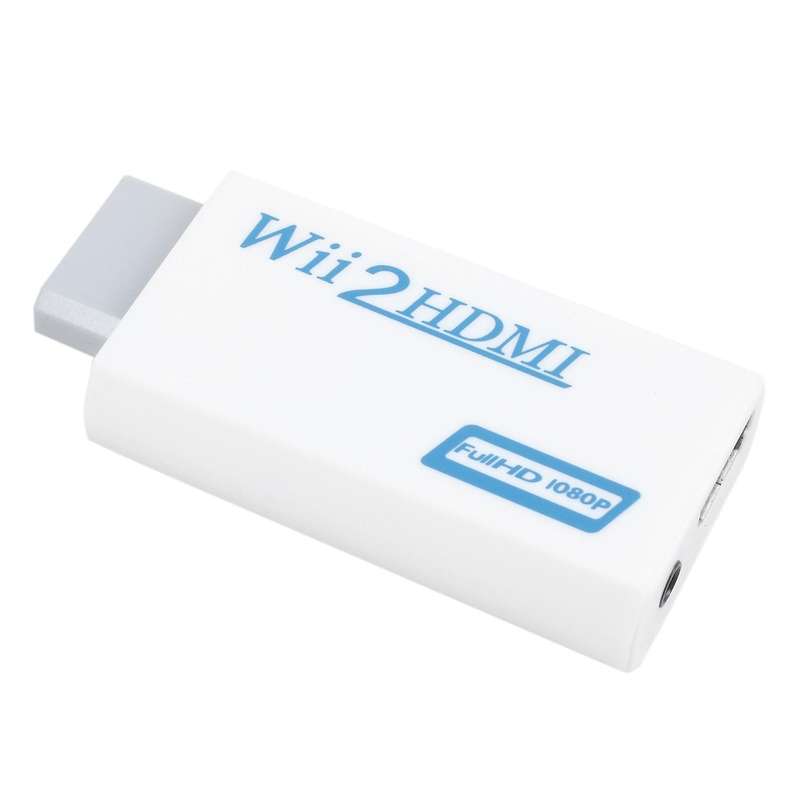 Wii to Hdmi Converter 1080p 3.5mm Audio Converter Adapter Box Wii-link