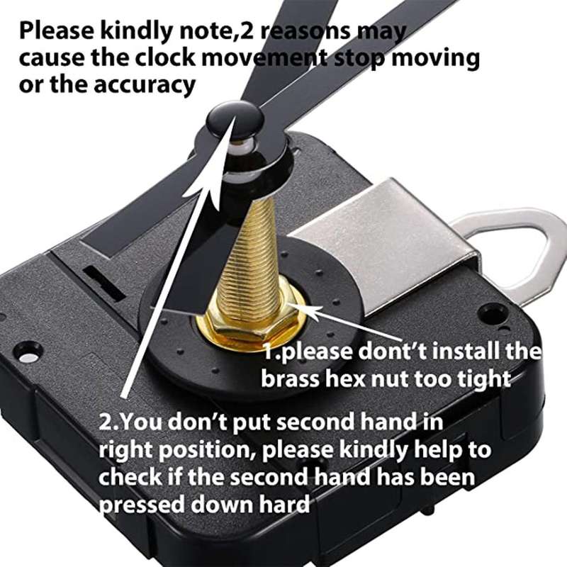 28mm Long Shaft Quartz Clock Movement Mechanism Clock Repair Kit