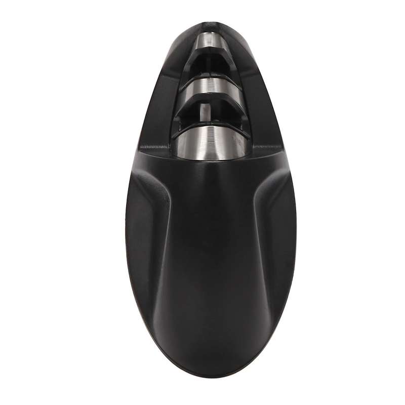 2-stage Knife Sharpener Kitchen Sharpener with Non-slip Grip, Black