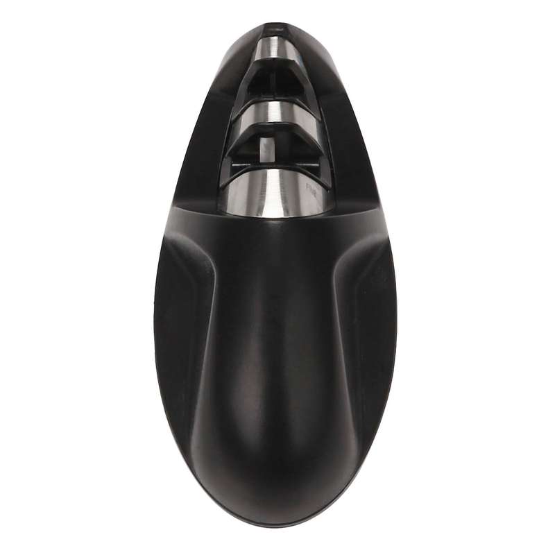 2-stage Knife Sharpener Kitchen Sharpener with Non-slip Grip, Black