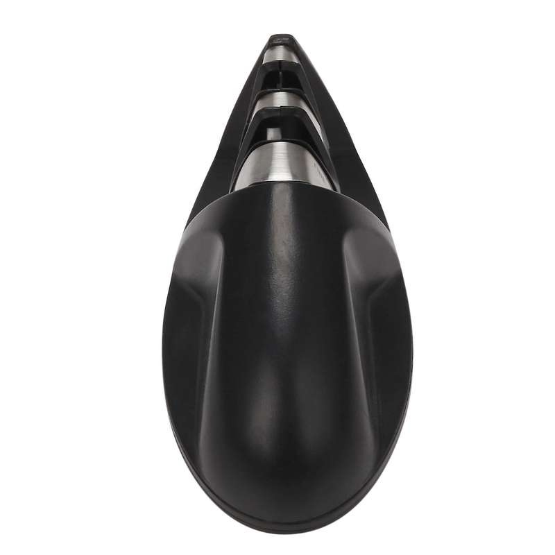 2-stage Knife Sharpener Kitchen Sharpener with Non-slip Grip, Black