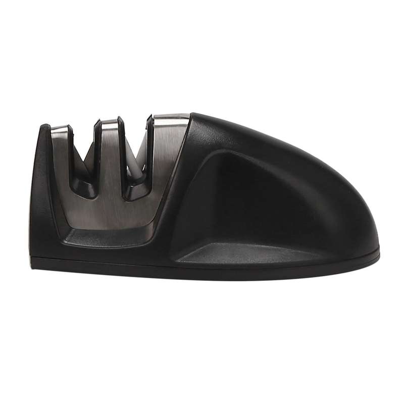 2-stage Knife Sharpener Kitchen Sharpener with Non-slip Grip, Black