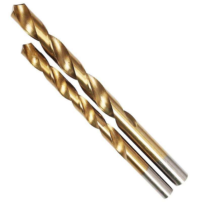 13pc 1.5-6.5mm Round Shank Twist Drill Bit Set