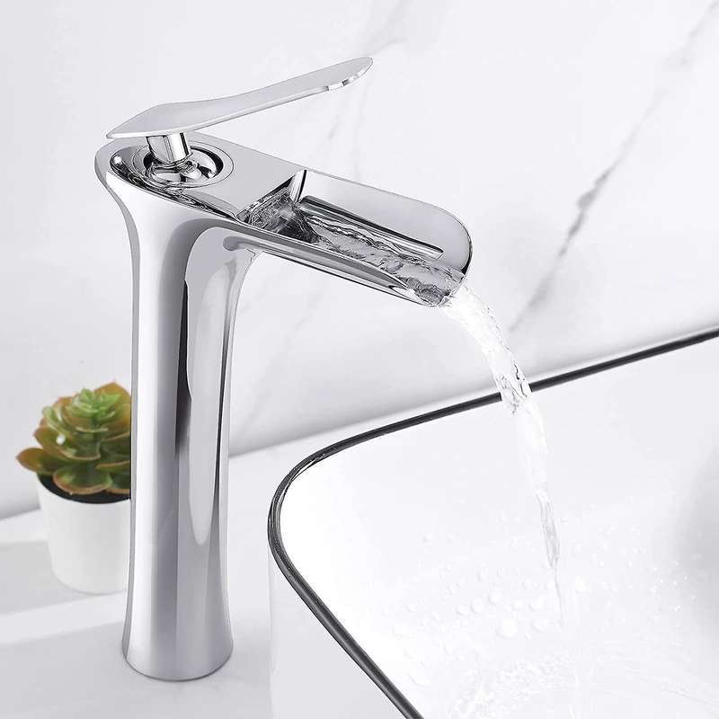 Bathroom Sink / Washbasin Mixer Tap Fitting Bathroom Waterfall Basin