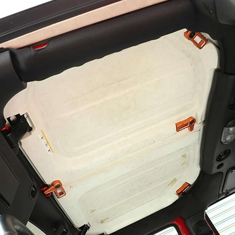 Car Roof Handle Decoration Cover Trim for Jeep Wrangler Jk,orange