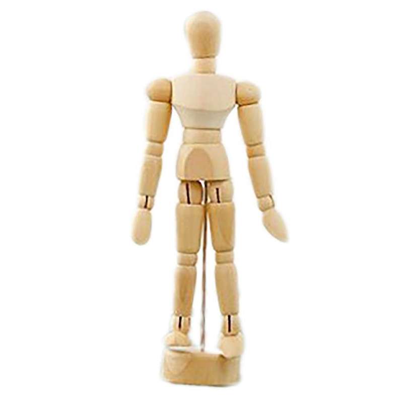 Adjustable Wooden Doll Ornaments Creative Ornaments Home -mini