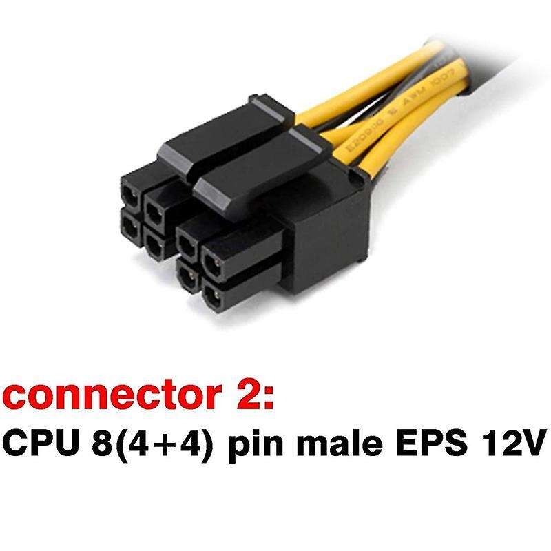 Atx 4 Pin Female to Motherboard Pin Male Eps 12v Converter Adapter