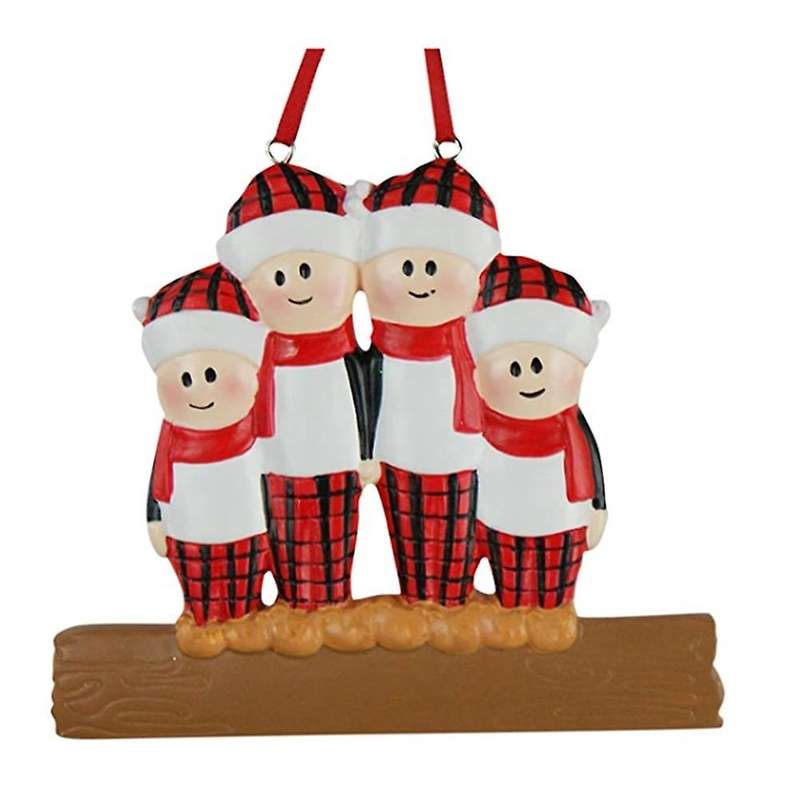 Creative Gifts Children Family 4 People Christmas Tree Decoration
