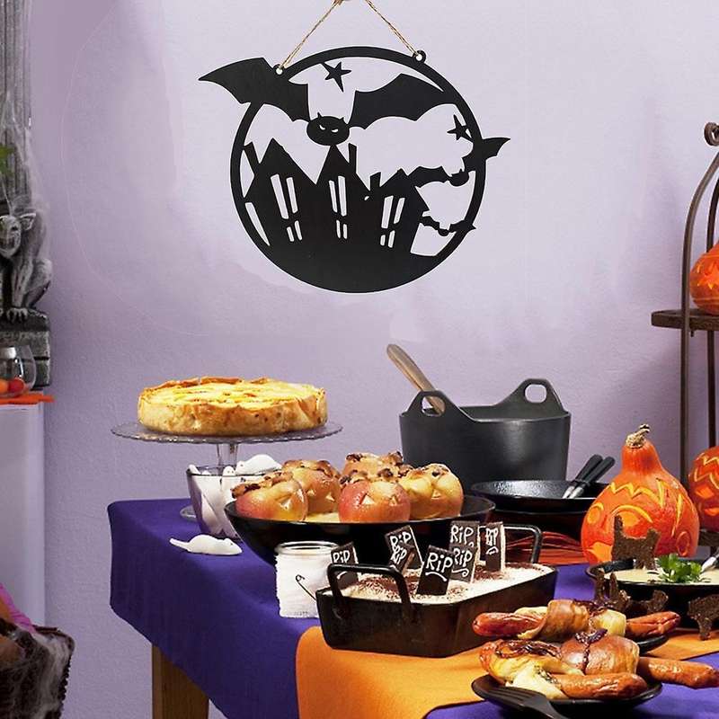 1pc Halloween Bat Listing Pumpkin Ornaments Ghost Party Decoration