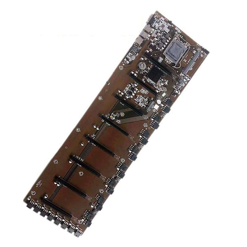 8 Card Slot Btc Solid State Capacitor Hm65 Multi Card Motherboard