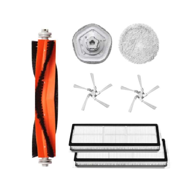 7pcs Detachable Main Side Brush Mop Cloth Hepa Filter for Xiaomi