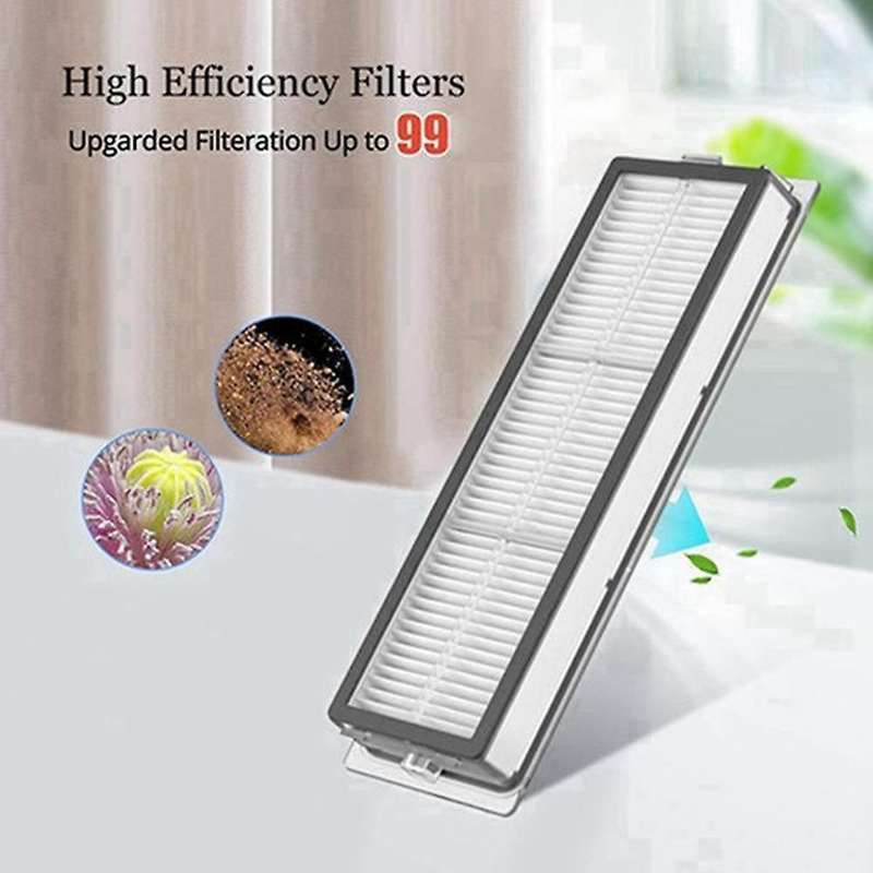 7pcs Detachable Main Side Brush Mop Cloth Hepa Filter for Xiaomi