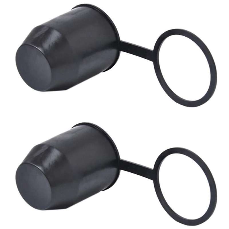 Black Tow Bar Ball Push-in Type Cover Cap Car Hitch Towball Trailer