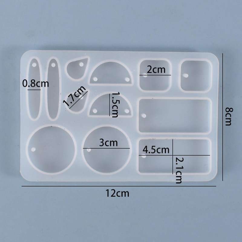 Earrings Casting Silicone Mould Diy Crafts Crystal Epoxy Resin Mold