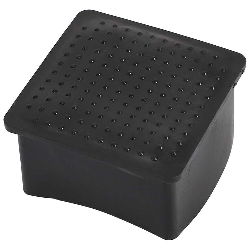 Square Black Rubber 50mmx50mm Foot for Table Chair Leg