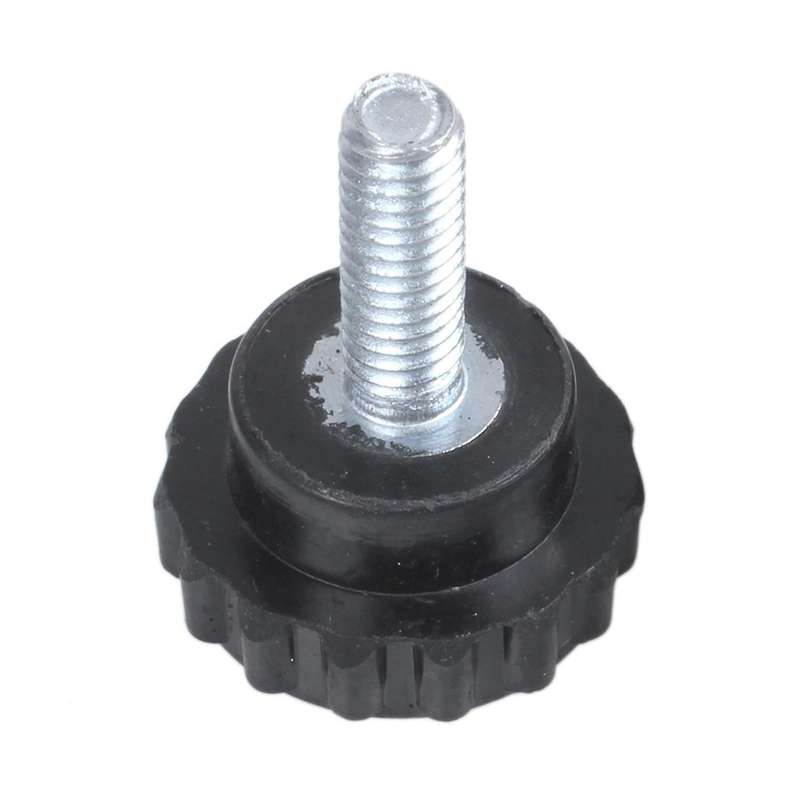 6 Pcs M4x10 Threaded Knurled Thumbscrew Grip Knobs Thumb Screw