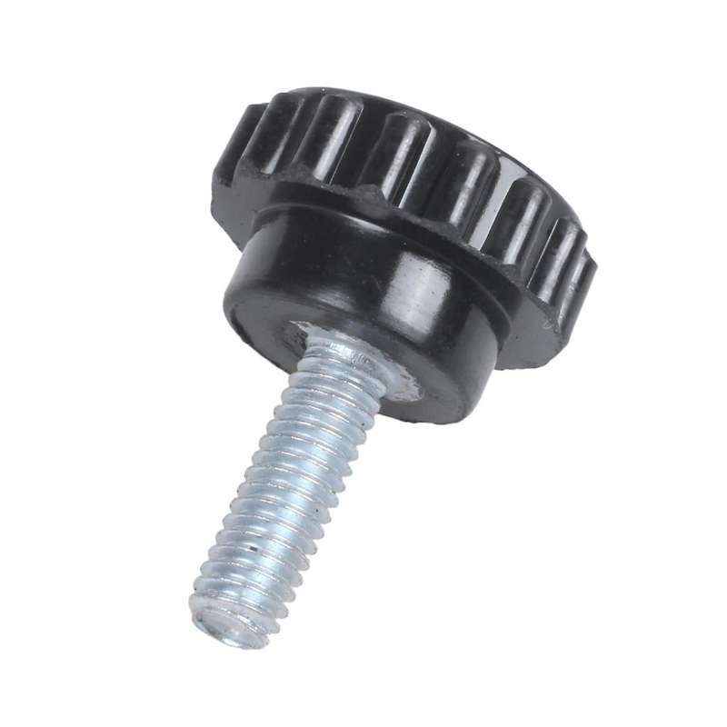6 Pcs M4x10 Threaded Knurled Thumbscrew Grip Knobs Thumb Screw