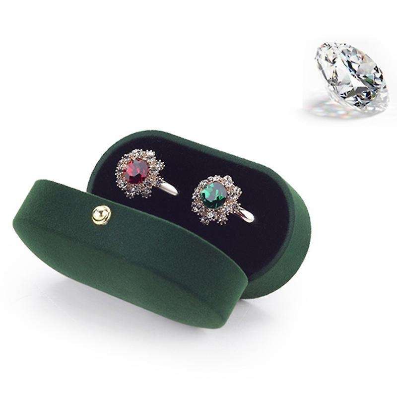 Velvet Silk Pair Ring Box Wedding Ring Box Single Ring Box Wedding C