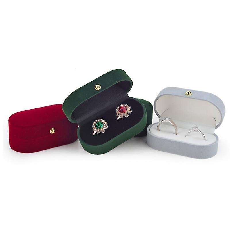 Velvet Silk Pair Ring Box Wedding Ring Box Single Ring Box Wedding C