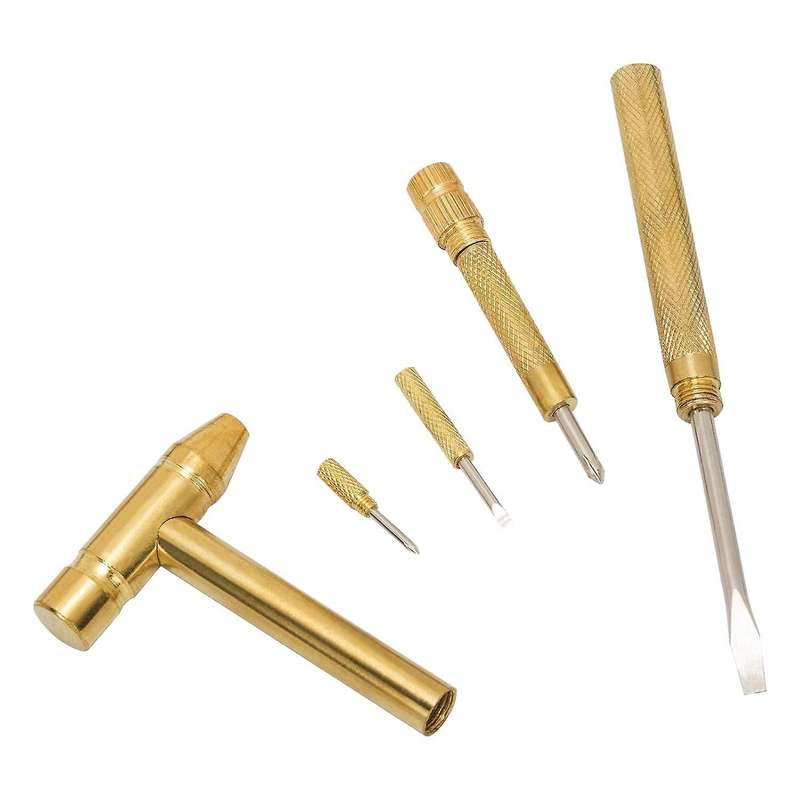Mini Multi-function Small Hammer,5-in-1 Hammer with Small Screwdriver