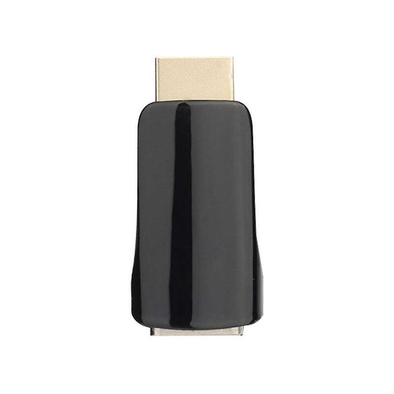 1080p Hdmi Male to Vga Female Adapter 3.5mm Audio Output Cable Black
