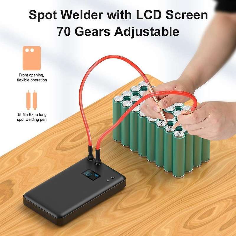 Spot Welder,with Lcd Screen for 18650 Battery, with 70 Gear Adjust