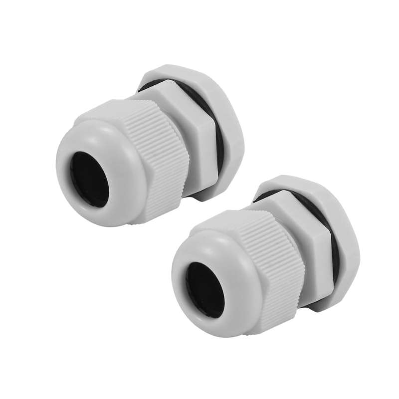 5 X M20 20mm Whitewaterproof Compression Cable Stuffing Gland Lock