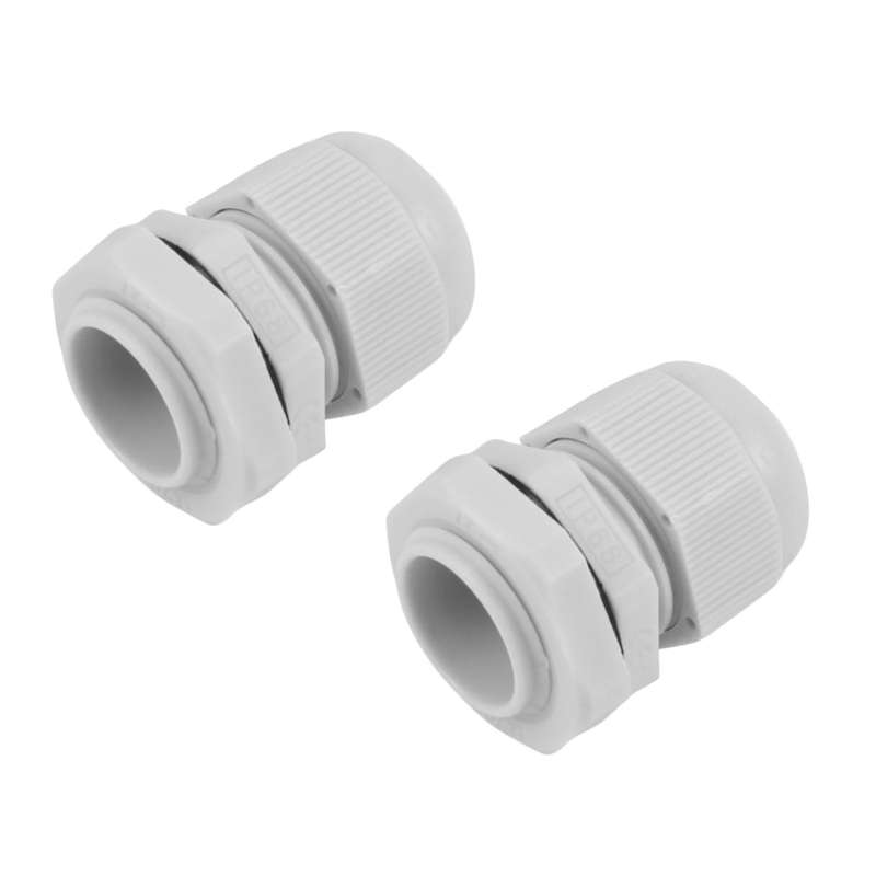 5 X M20 20mm Whitewaterproof Compression Cable Stuffing Gland Lock