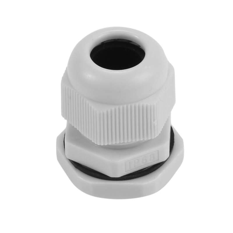 5 X M20 20mm Whitewaterproof Compression Cable Stuffing Gland Lock