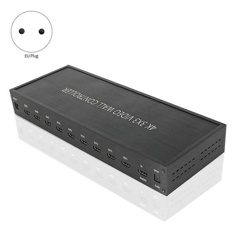 4k 3x3 Video Wall Controller Screen Stitching Hdmi-compatible,eu Plug