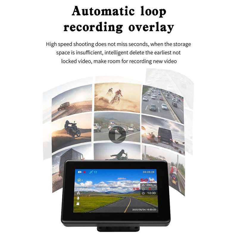Hud C20-m Head Up Display Auto Car Gps Speedometer for Motorcycle Acc