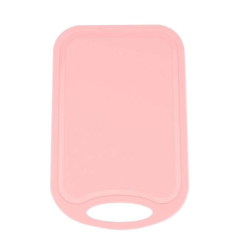 Plastic Chopping Block Vegetable Cutting Board with Hang Hole Pink