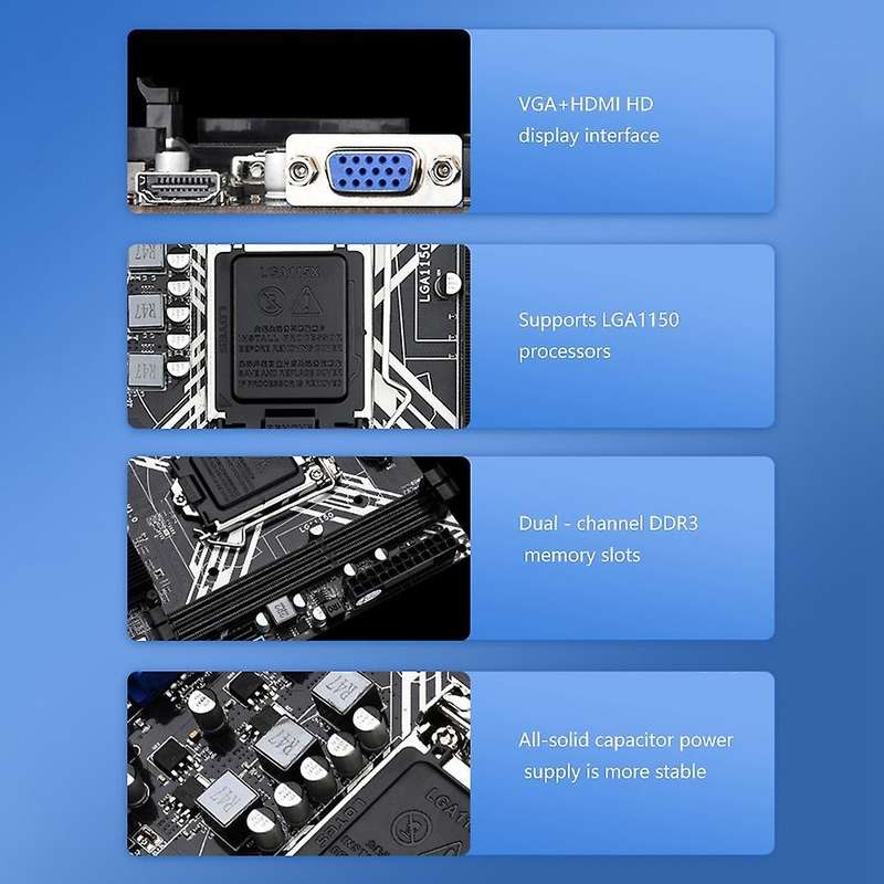 H81g Computer Motherboard, Supporting Intel Core Celeron/pentium