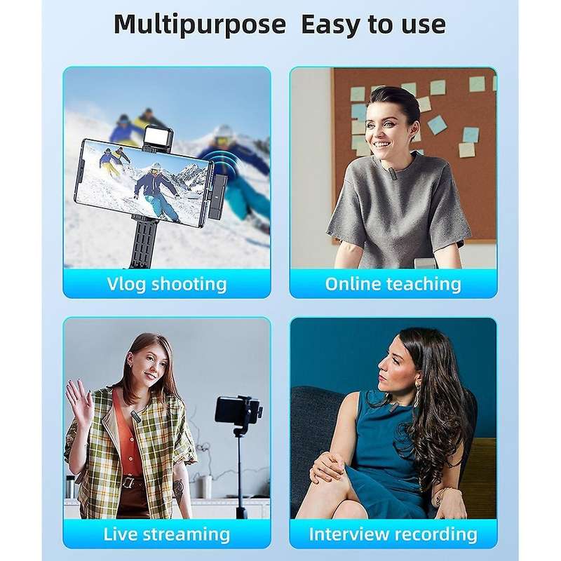 Wireless Lavalier Microphone Charging Base for Android Phone Type C-b