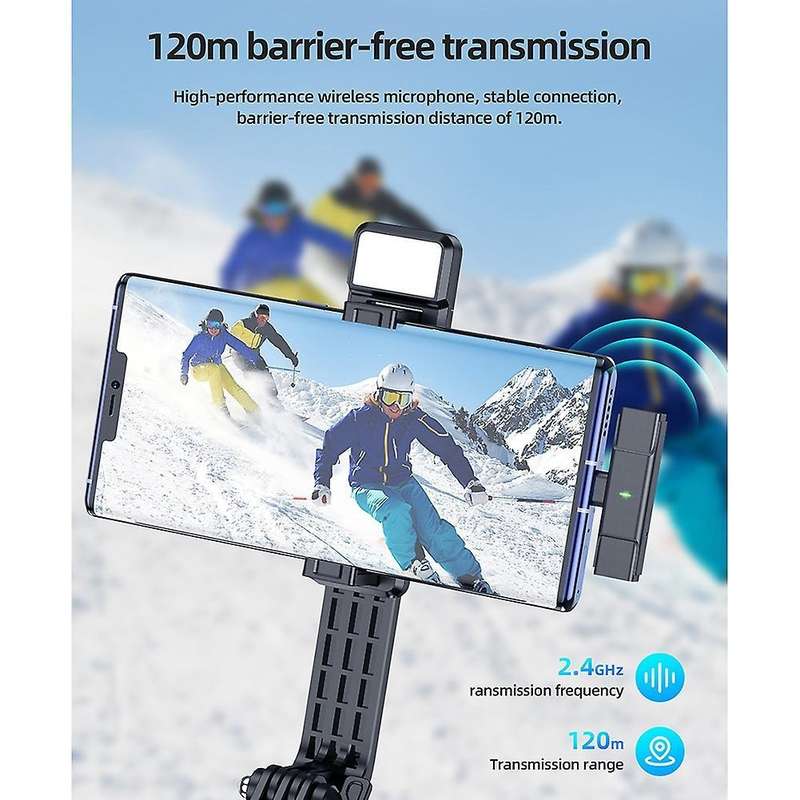 Wireless Lavalier Microphone Charging Base for Android Phone Type C-b