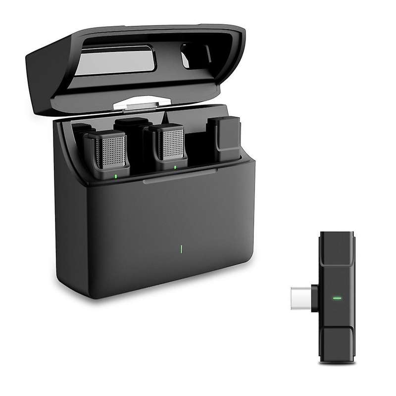 Wireless Lavalier Microphone Charging Base for Android Phone Type C-b