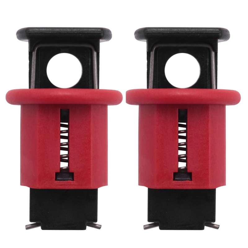 2x Circuit Breaker Lock Electrical Miniature Circuit Lockout Device