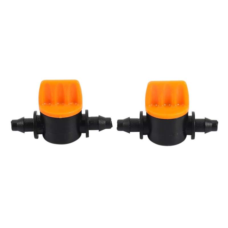 Mini Valve with 4/7mm Hose Irrigation Water Flow Control 10 Pcs