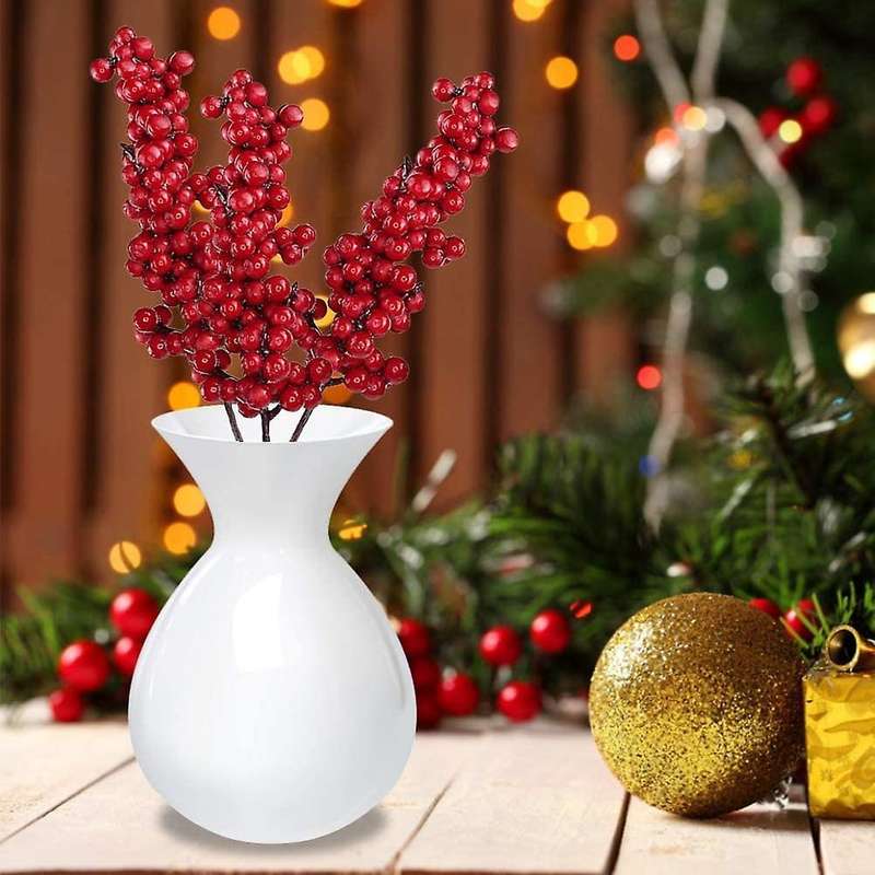 Artificial Red Berries Decorative Branches with Red Berries Branches