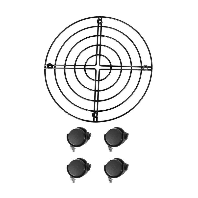 Metal Plant Flower Pot Stand Trolley On Wheels Home Tools (6-pack)