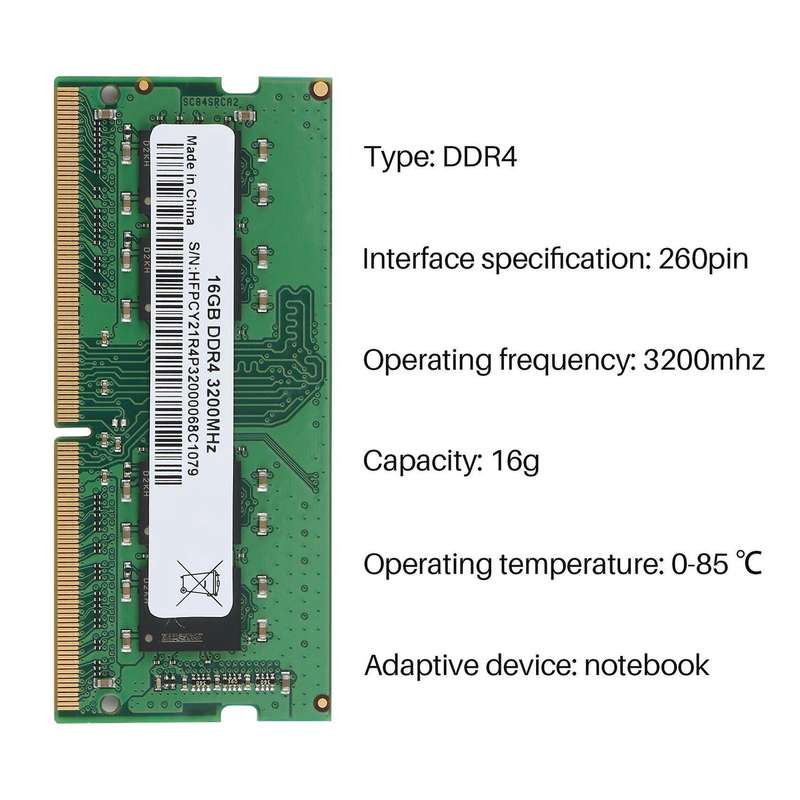 Ddr4 Memory Module 16g Notebook Computer Memory Module 3200mhz