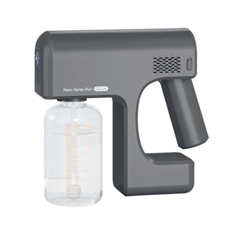 380ml Wireless Disinfectant Fogger Sprayer Contact for Home Black