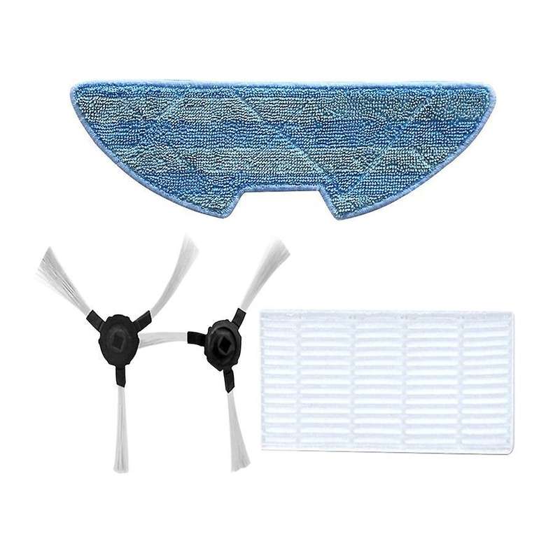 For Proscenic Vacuum Cleaner Filter+mop Cloth+side Brushes