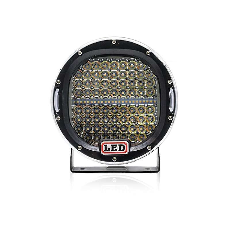 7 Inch 300w Offroad Led Work Light Bar White+amber, Round Spotlight