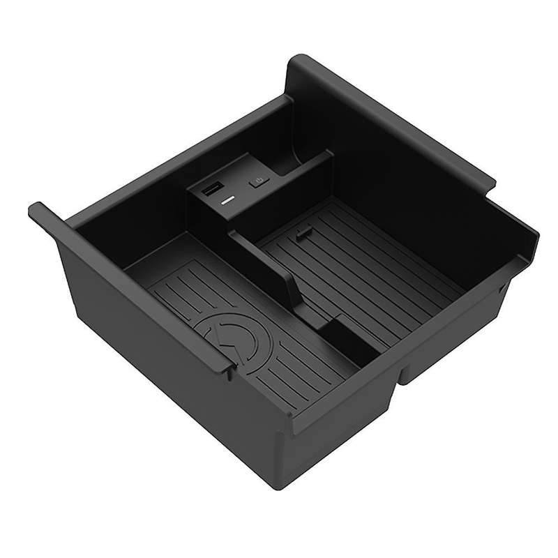 Car Wireless Charger Center Console Organizer Tray