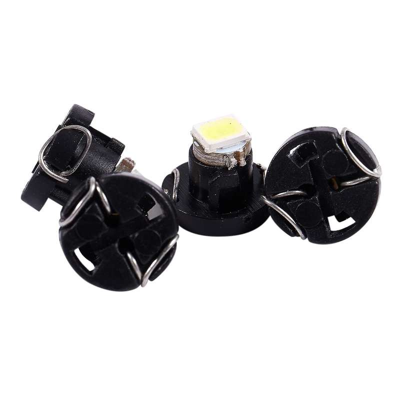 4pcs T3 White 1210 3528 Smd Led Dashboard Dash Light Lamp Bulb for Car