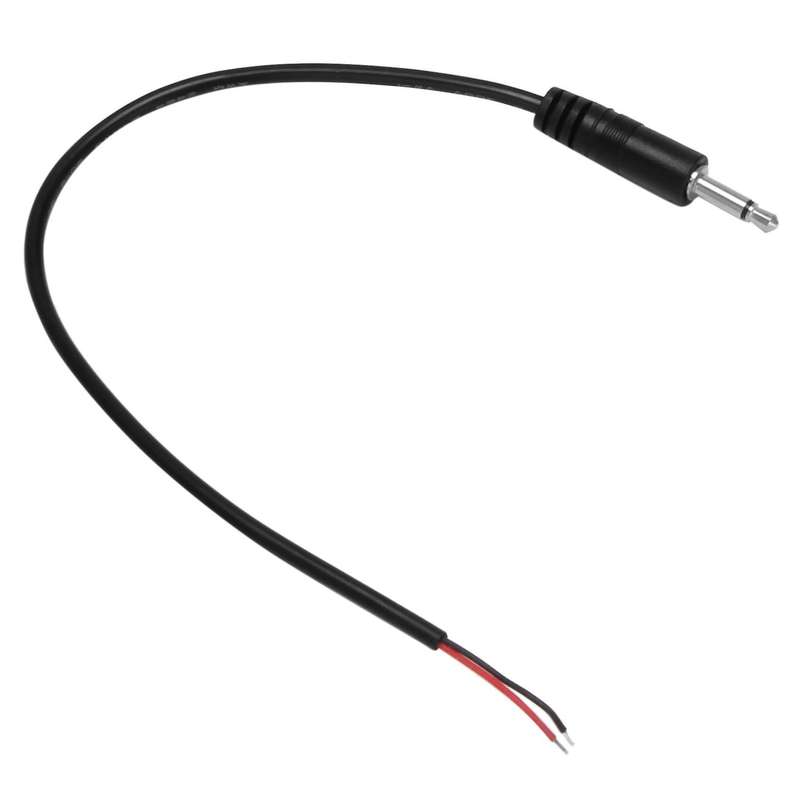 10pcs Male Plug to Bare End Ts 2 Pole Mono 1/8inch 3.5mm Jack Cable