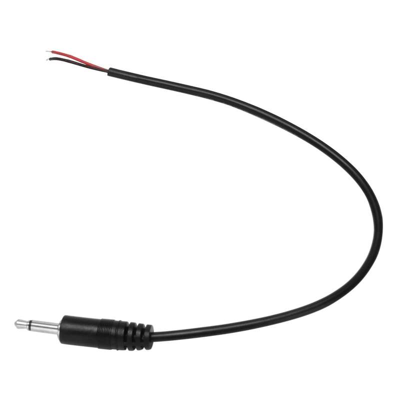 10pcs Male Plug to Bare End Ts 2 Pole Mono 1/8inch 3.5mm Jack Cable