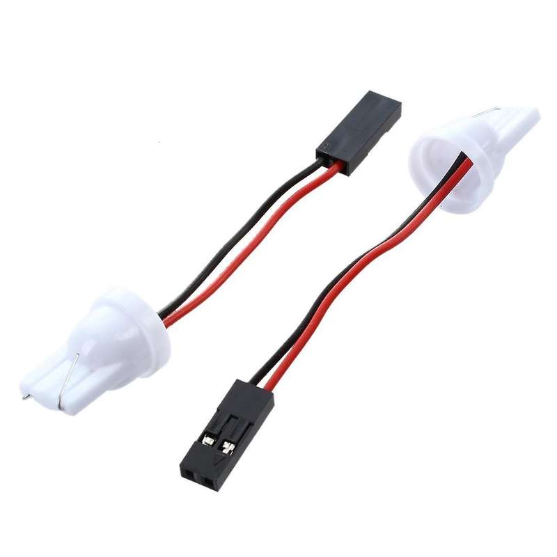 Truck Car Auto T10 W5w Led Bulb Light Wire Harness Adapter 10 Pcs