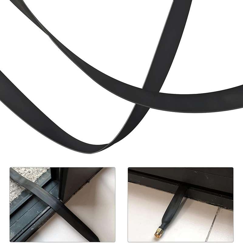Lora Flat Cable Sma Male to Sma Female Window for Lora Wifi
